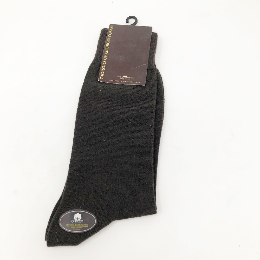 Giorgio Cosani Mens Cotton Dress Socks Brown